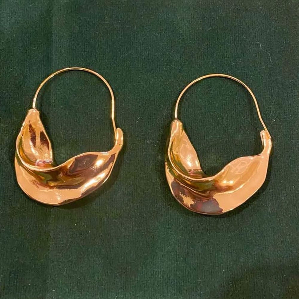 Elegant Gold Hoop Earrings